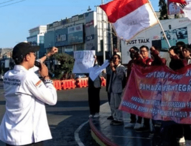 Mahasiswa Di Lampung Deklarasi Pemilu Damai